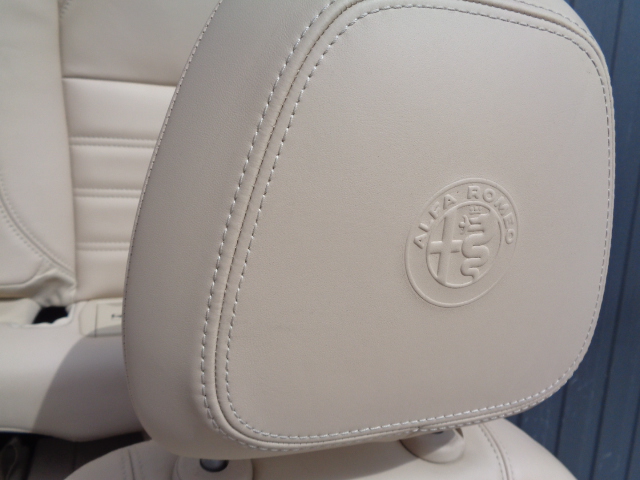 фото №6, Alfa romeo giulia оббивка середина сидіння шкіра