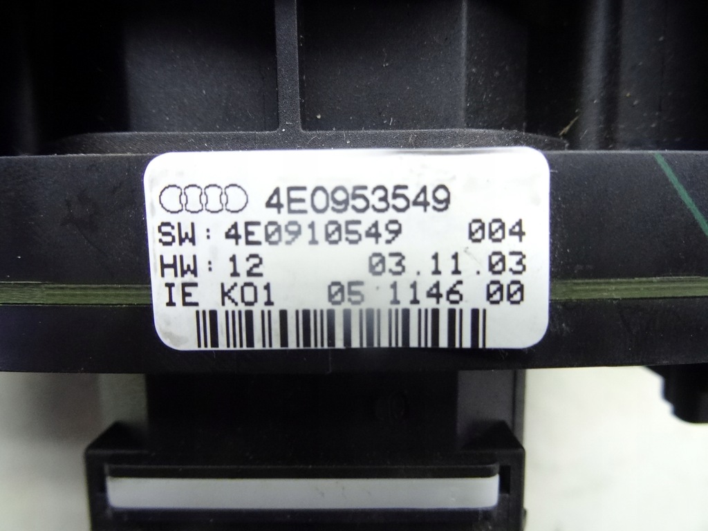 фото №6, 4e0953549 audi a8 d3 перемикач комбінований важіль вимикач перемикач підрульовий круїз-контроль