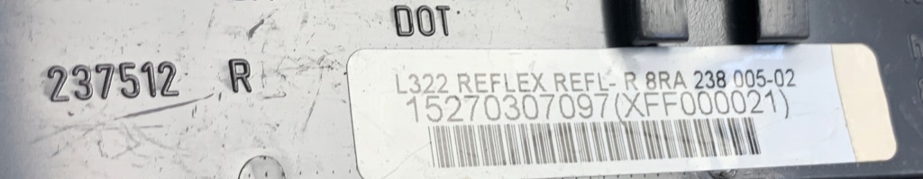 фото №4, Відбивач land rover range rover iii l322 правий