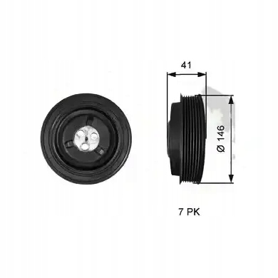 Купить Шкив tvd1134 gates ford transit