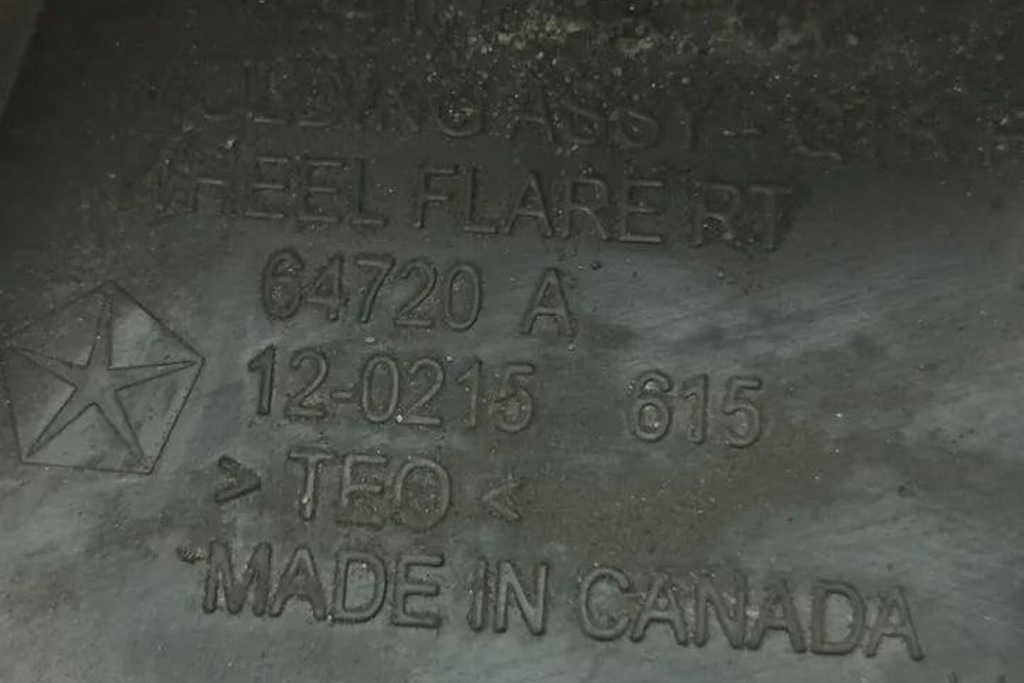 фото №9, Накладка заднего крыла jeep cherokee kl 64720a 2.0l дизель 125kw 2015