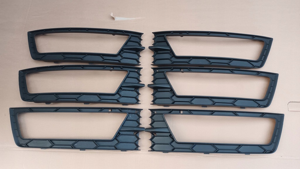 фото №1, Права lub ліва решітка бампера skoda rapid 2012- nowa оригінальна