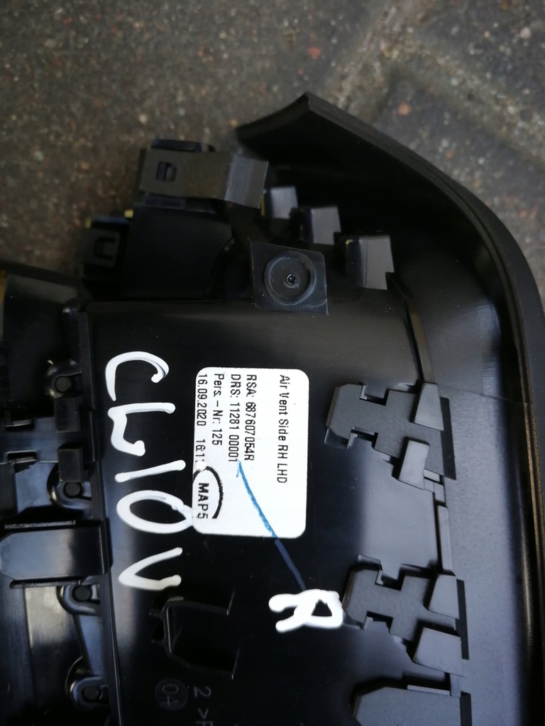 фото №5, Решітка обдув права renault clio v