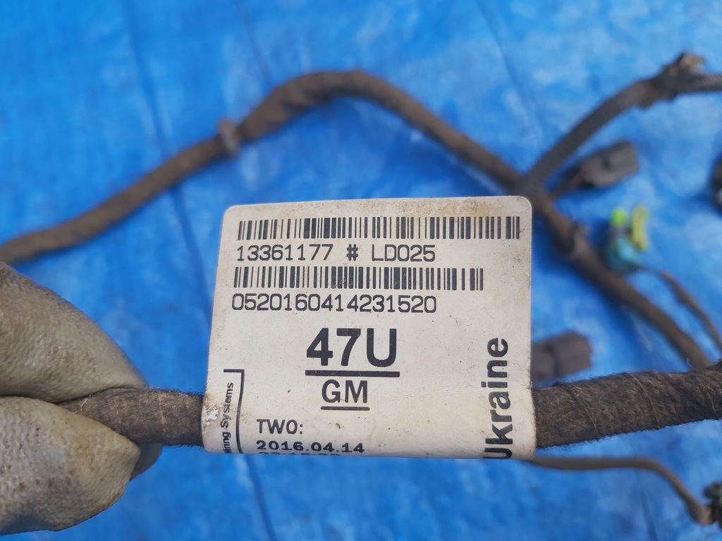 фото №12, Opel-częśc zafira c жгут бампера перед 13361177