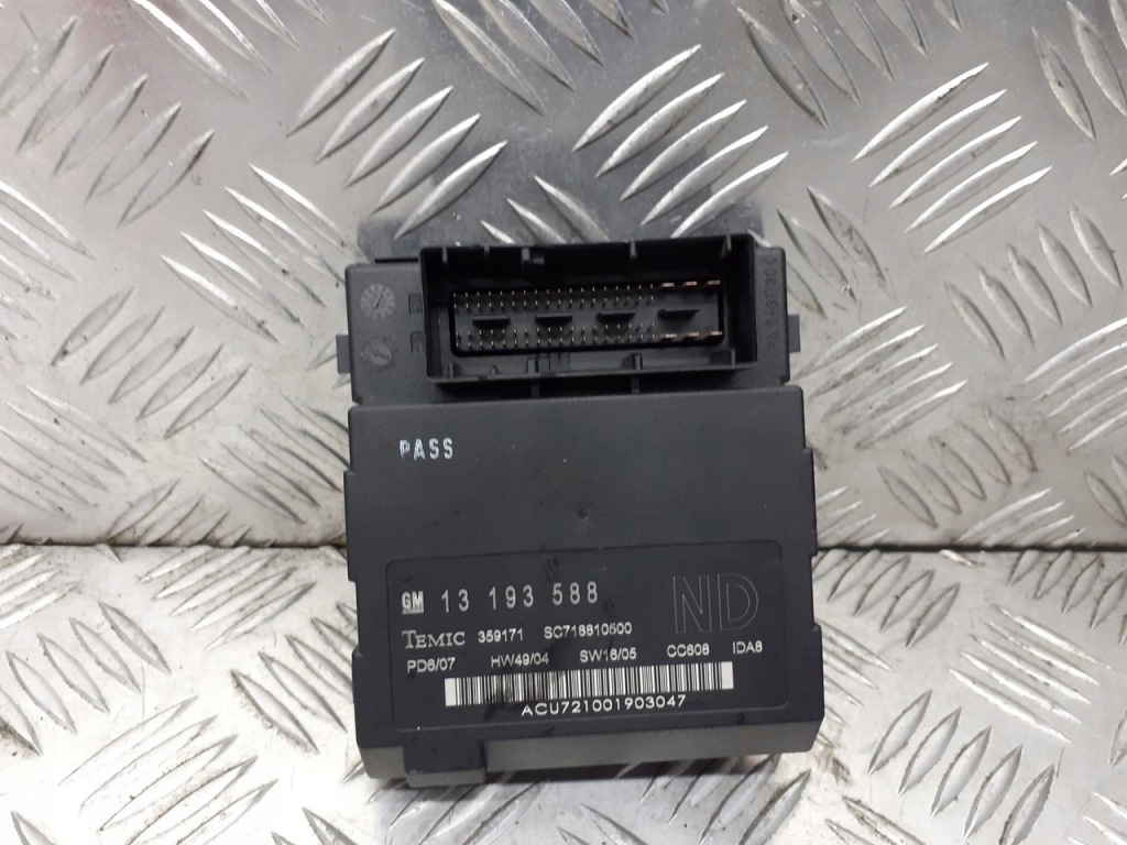 фото №1, Модуль комфорта opel signum 13193588nd