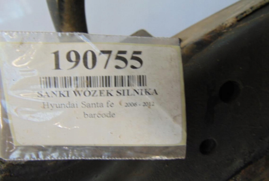 фото №7, Hyundai santa fe 2.4b подрамник двигателя