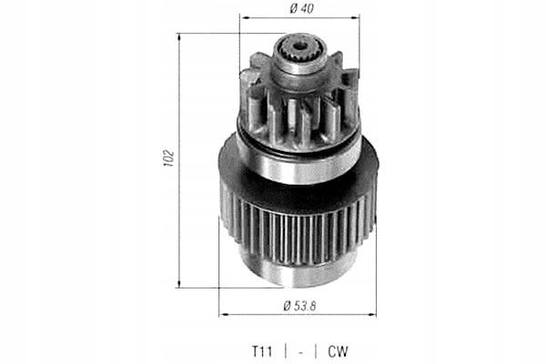 Купити Шестерня, стартер magneti marelli 940113020300