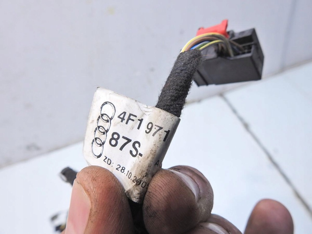 фото №8, Жгут электропроводка дверь задняя audi a6 c6 avant 4f1971687s