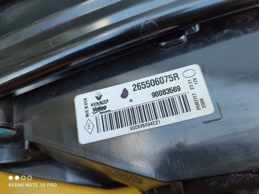 фото №8, Renault megane iv hb лампа левая задняя