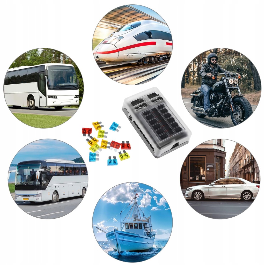 фото №12, Коробка роз'єм корпус запобіжників напрямна негативна profesjonalna 12 половина