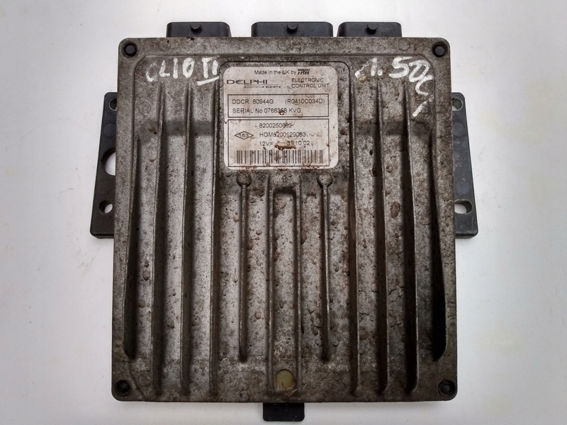 фото №1, Блок управления двигателя 8200250662 renault clio 1,5 dci