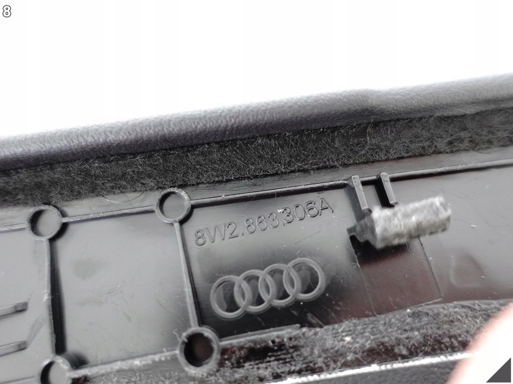 фото №9, Audi a5 s5 8w6 a4 s4 8w0 b9 15- правое обшивка консоли центральной кожа uk