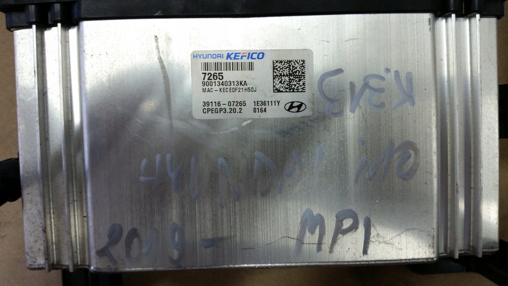 фото №7, Hyundai i10 iii 1.0 19- бортовой компьютер 39116-07267