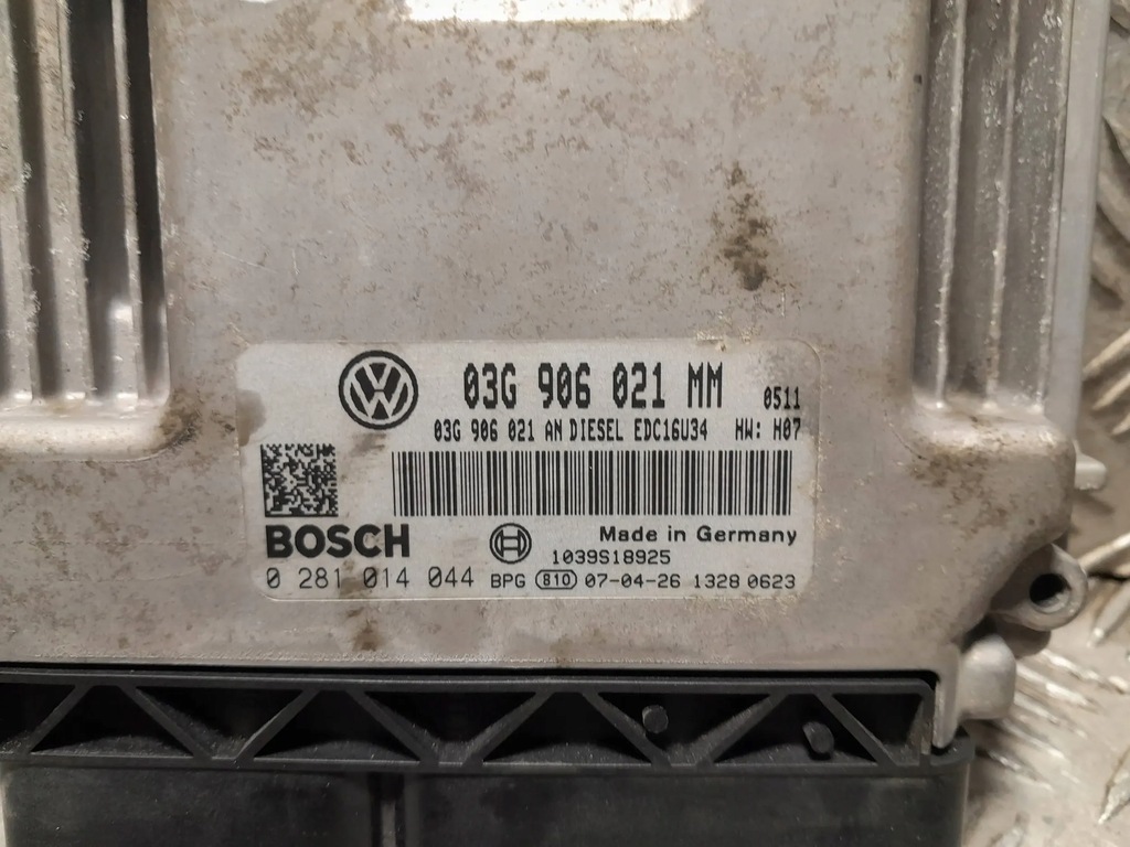 фото №6, Vw turan бортовой компьютер блок управления двигателя 03g906021mm