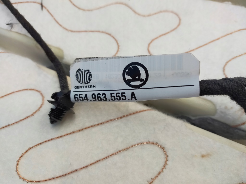 фото №8, Skoda kamiq 2023 r 1.5 tsi 110kw сиденье губка мат нагревательная 654963555a