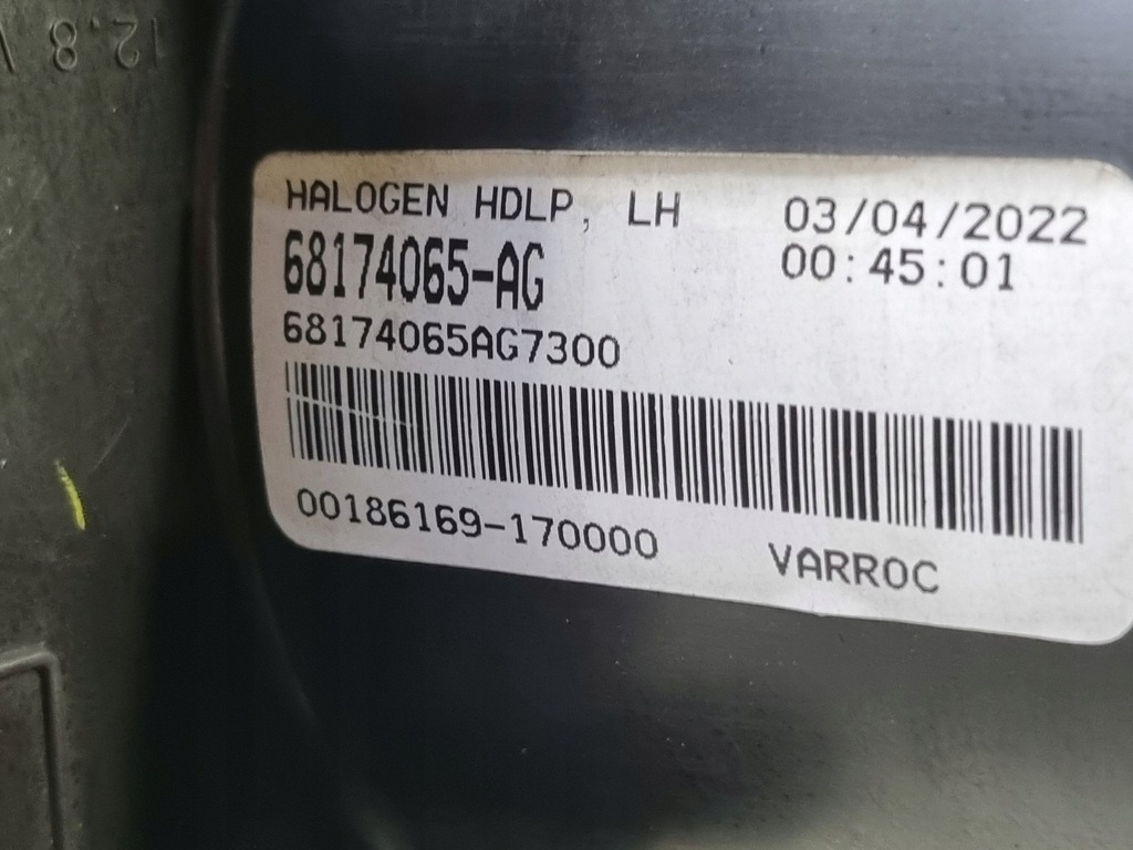 фото №14, 2022 dodge challenger фара 68174065ag