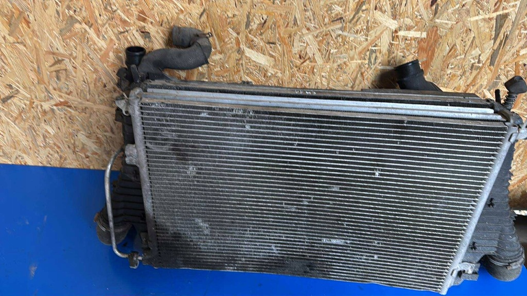 фото №6, Радіатор комплект радіатор saab 93 9-3 2.2 tid механічна коробка передач вентилятор d223l