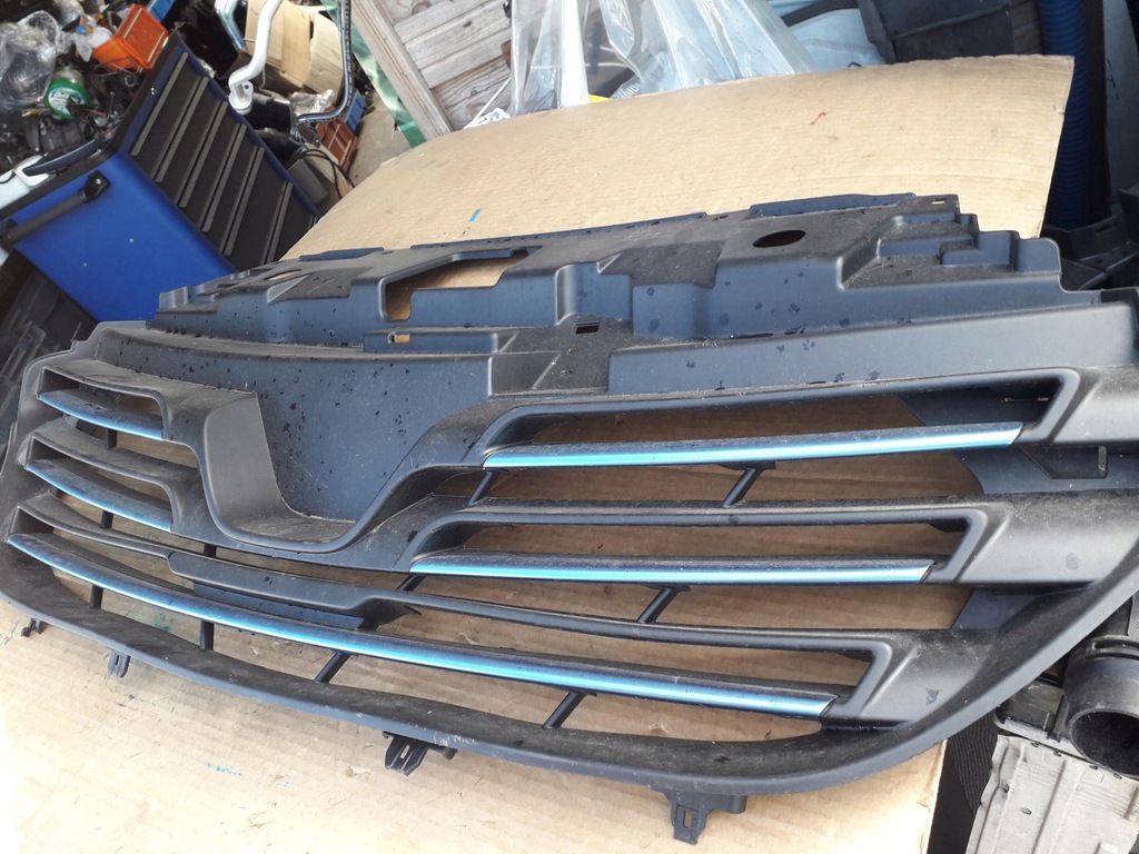 фото №3, Решётка радиатора решётка радиатора renault trafic iii 14- хром