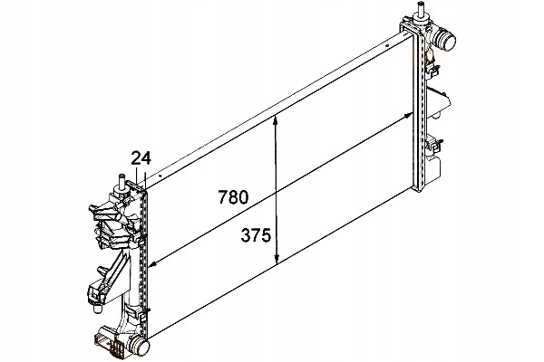 Купить Hella радиатор fiat ducato 2,2d 06- hella