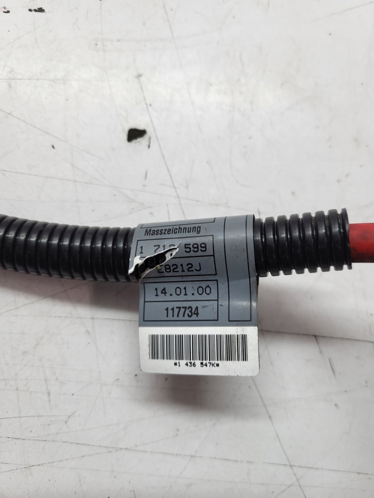 Bmw 3 e46 m52 шланг генератора плюсовой 1436547 1712599 Недорого