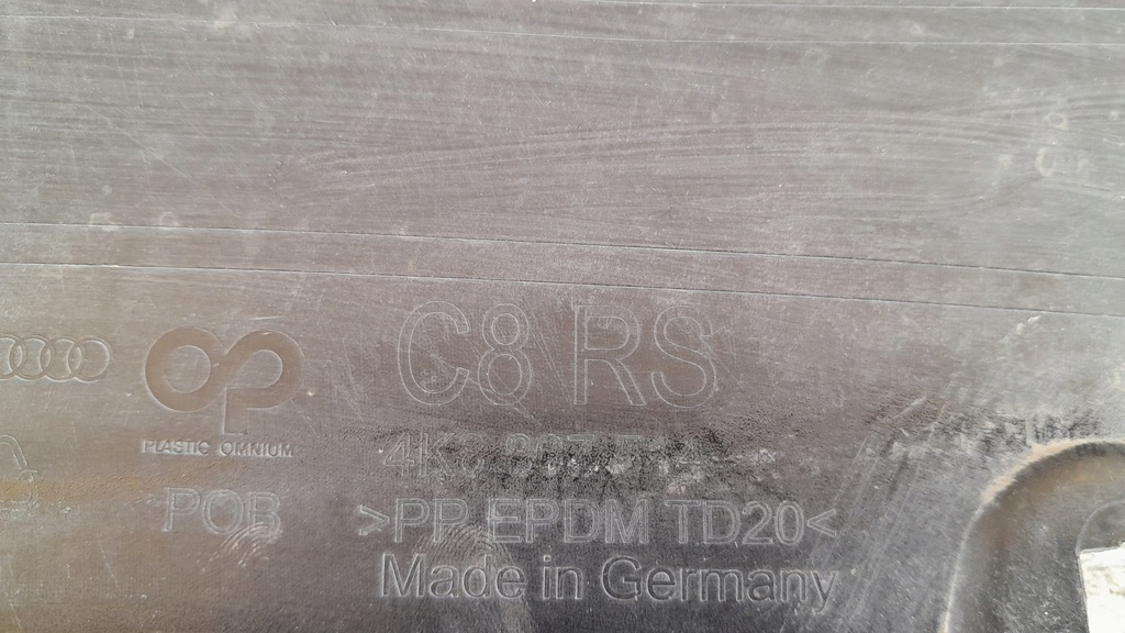 фото №8, Audi rs6 rs7 c8 4k8 спойлер диффузор бампера задняя