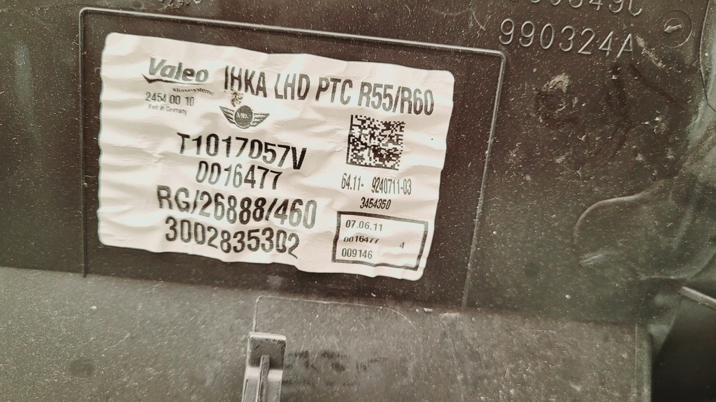 фото №5, Отопитель mini countryman r60 r61 europa