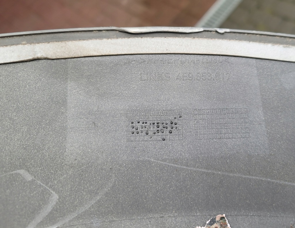 фото №6, Audi a6 c6 allroad молдинг накладка крыла задняя задняя левая 4f9853817 lyq1