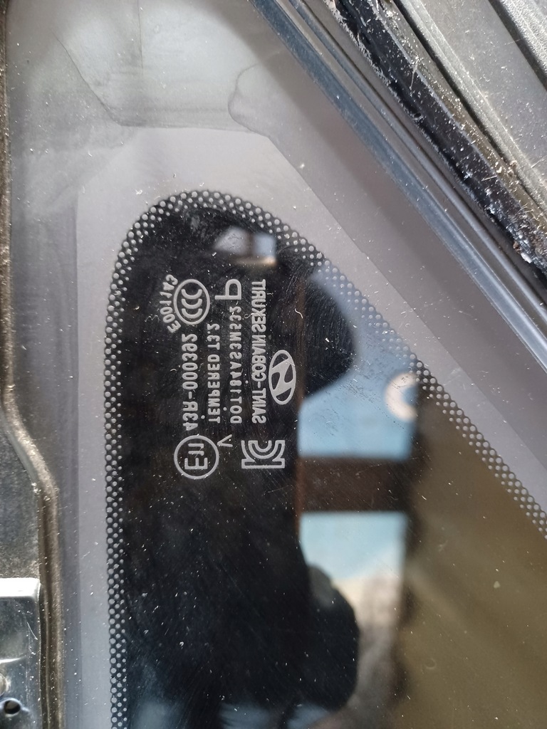 фото №14, Hyundai i40 kombi 11-19 скло кузовна лівий задня тонована