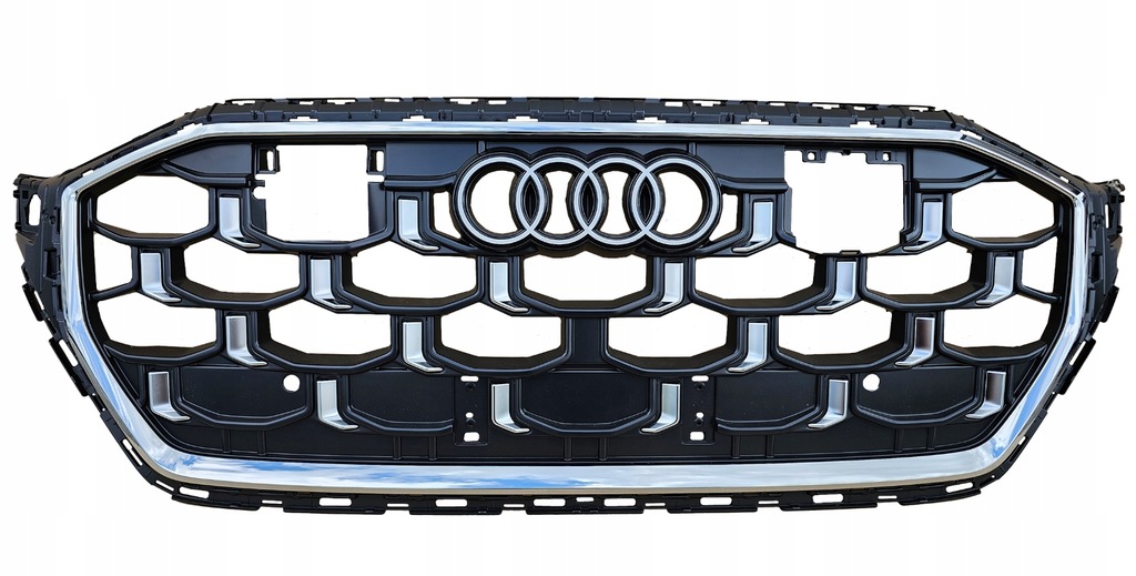 фото №1, Решётка радиатора решётка радиатора перед передняя audi q8 4m8 s-line lift хром 24- new ori