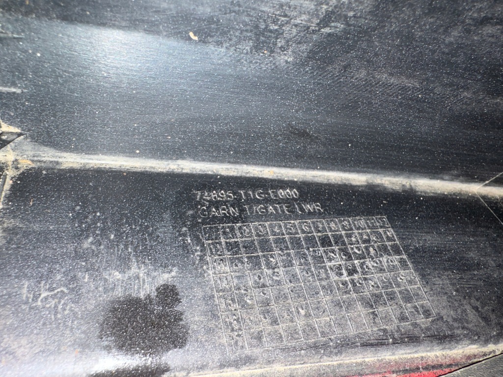 фото №6, Honda cr-v crv iv 74895-t1g-e000 молдинг защитная накладка крышки багажника оригинальный номер