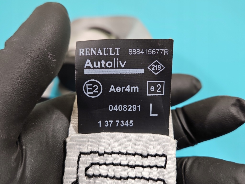 фото №9, Pas безопасности задняя левый renault scenic iii 888415677r