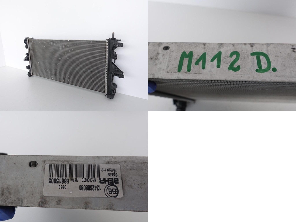 фото №12, Fiat ducato boxer jumper 06- радиатор wody