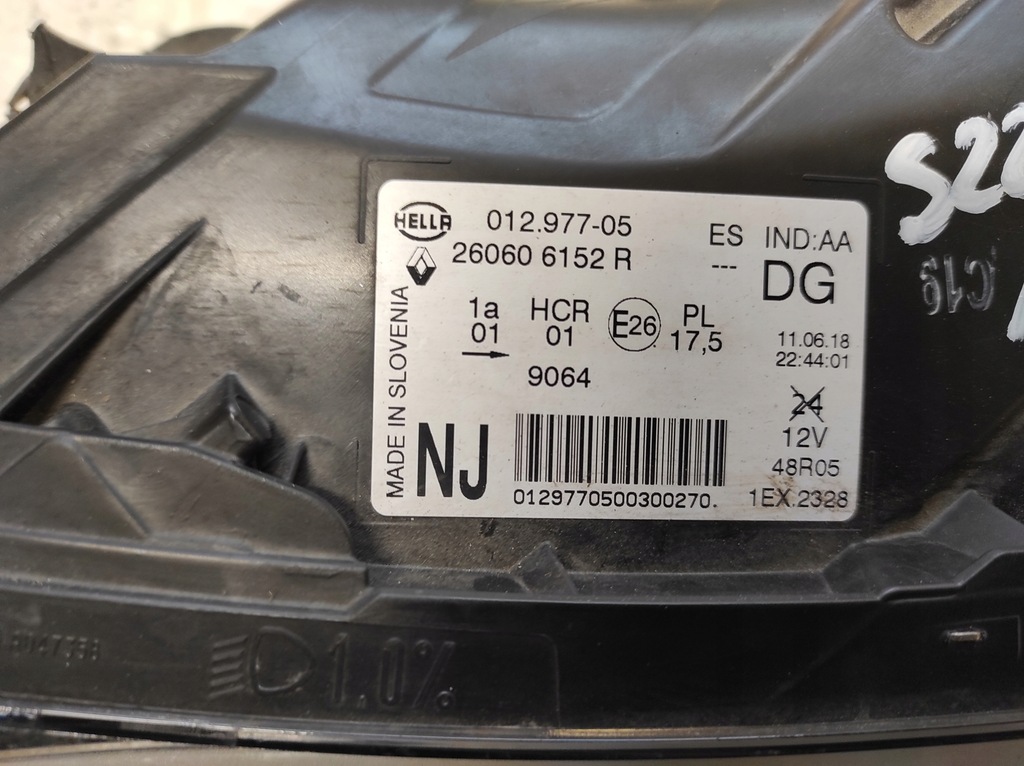 фото №10, Renault captur i 1 lift 17- лампа левая перед full led 260606152r