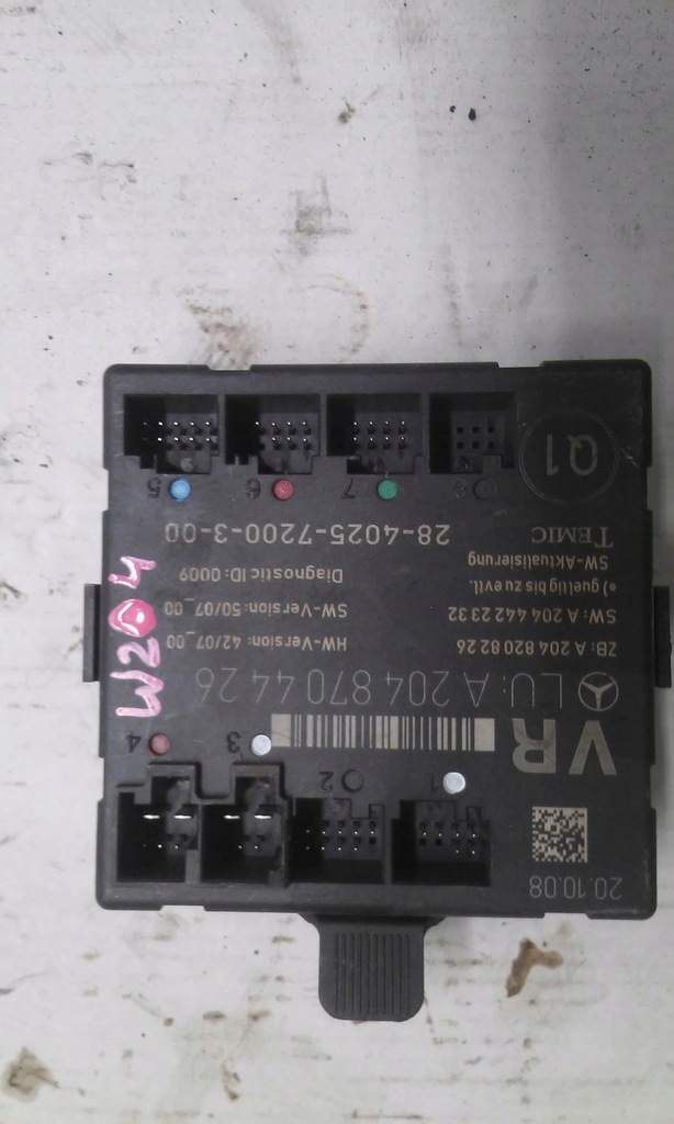 фото №1, Модуль двері mercedes c w204 a2048704426