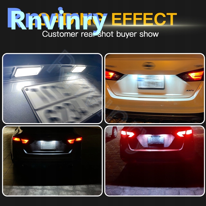 фото №7, Освещение номерного знака регистрационный led rnvinry nissan serena c27 altima