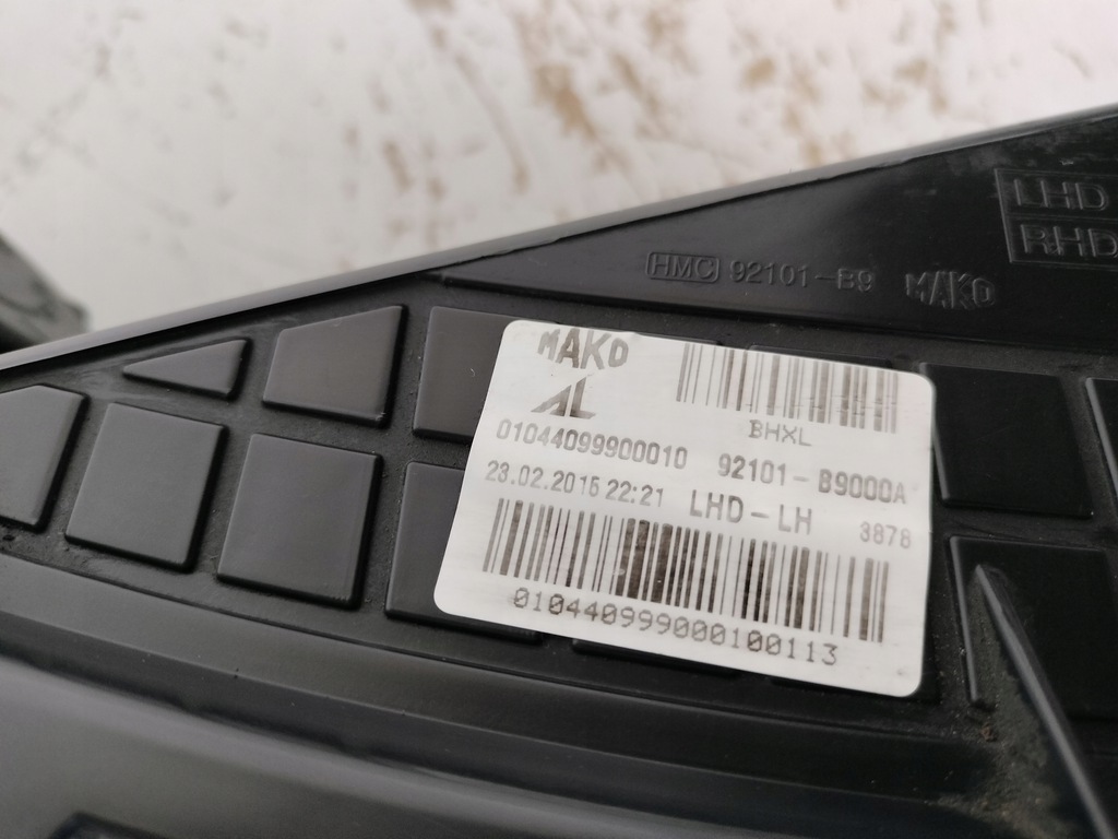 фото №8, Лампа левая фара hyundai i10 13-