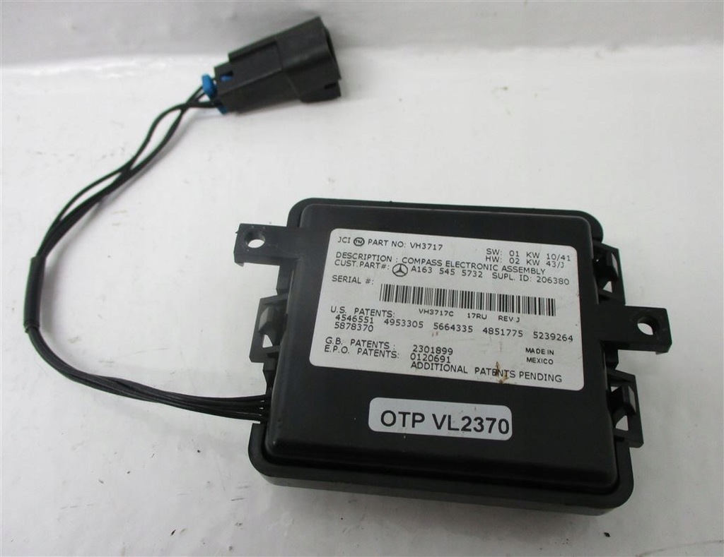 фото №1, Модуль компас mercedes ml w163 a1635455732