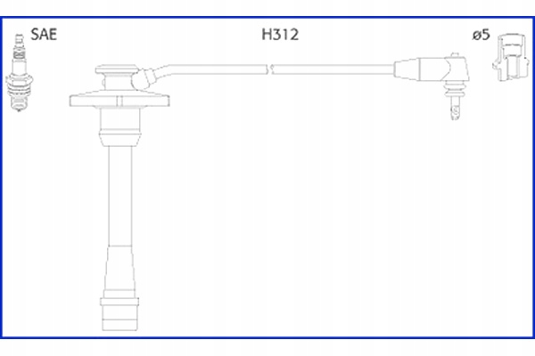 фото №1, Hitachi набір трубопровід запалювання toyota avensis carina e vi