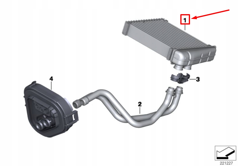 Mini cooper r56 отопитель радиатор 64113422666 3422666 оригинальная в Украине