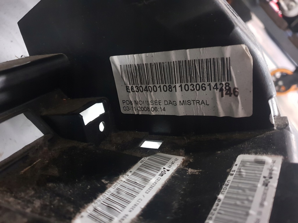 фото №14, Citroen c5 iii x7 10r панель приладів консоль air bag панель приладів