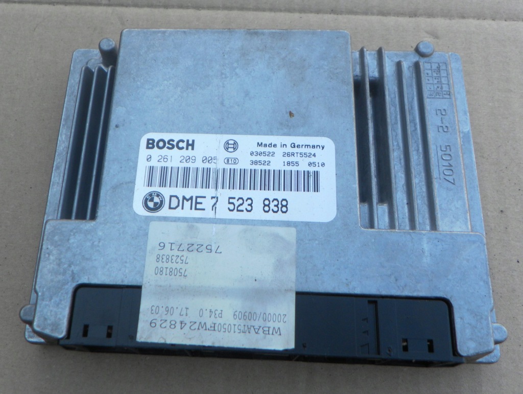 Купити Бортовий комп'ютер блок керування двигуна bmw e46 fl 2.0 143km valvetronic 0261209005