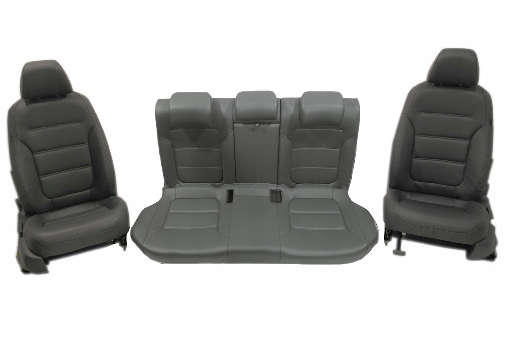 фото №1, Vw jetta 5c6 салон сиденья комплект кожа czarna