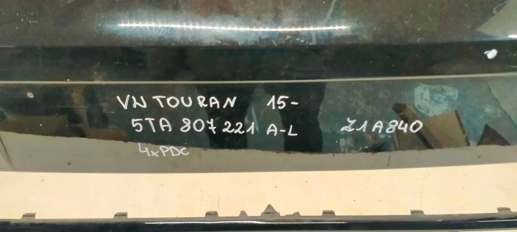 5ta807221 vw touran 2 2 5ta 2015- бампер передний передок  4xpdc a-l Недорого