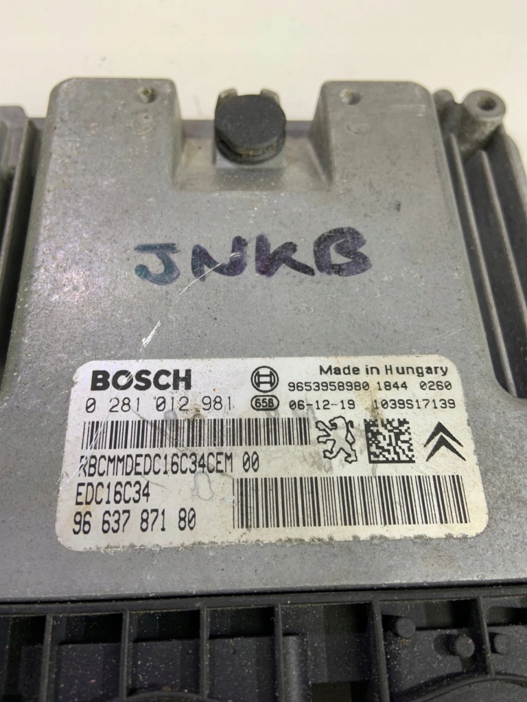 фото №7, Блок управления двигателя citroen c4 picasso i 1.6 hdi