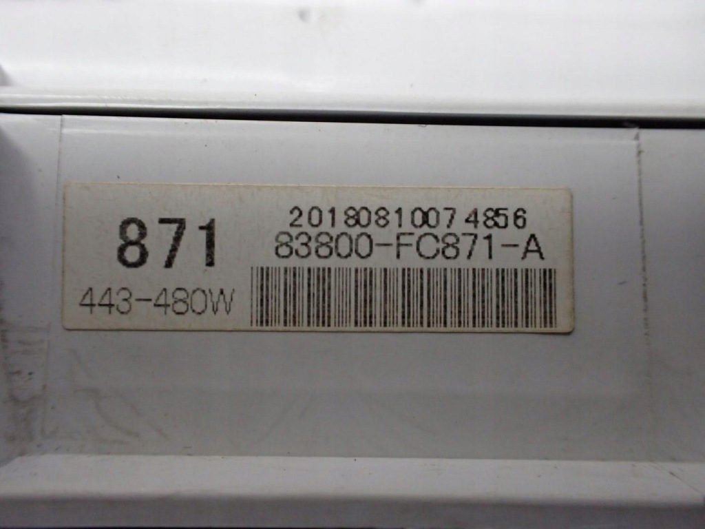 фото №8, Счетчик приборы europa 83800-fc871-a toyota hilux viii 2.4 d-4d 18r