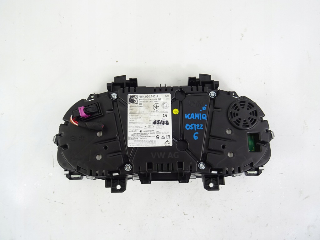 фото №10, Skoda kamiq счетчик приборная панель колодка 654920742a 2021