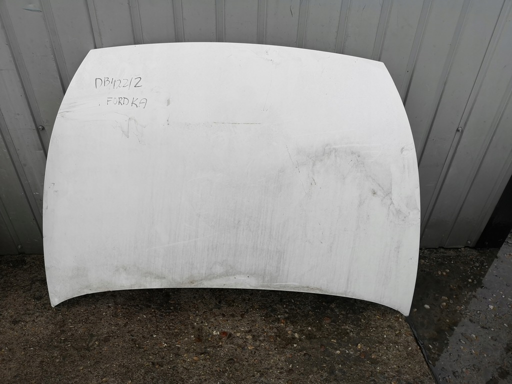 фото №13, Ford ka i 96-08 капот / czerwona / білий / жовта