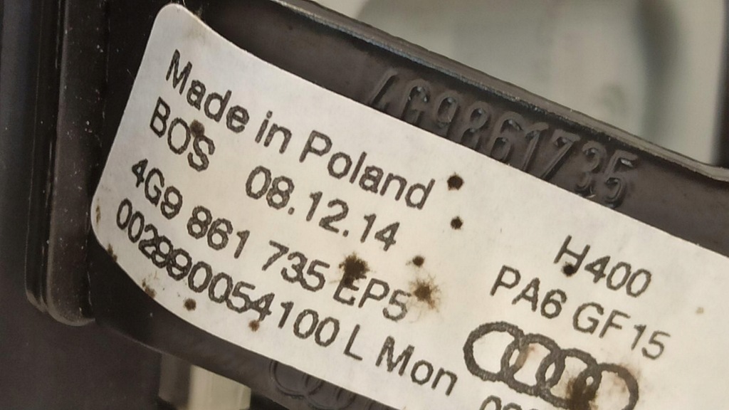 фото №4, Audi a6 c7 крепления багажника комплект 4g9861735 4g9861736