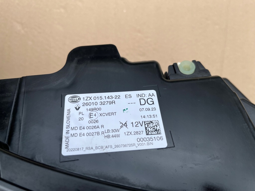 Фара правий європа  renault megane v e-tech full led 2022 - 2024 . Недорого