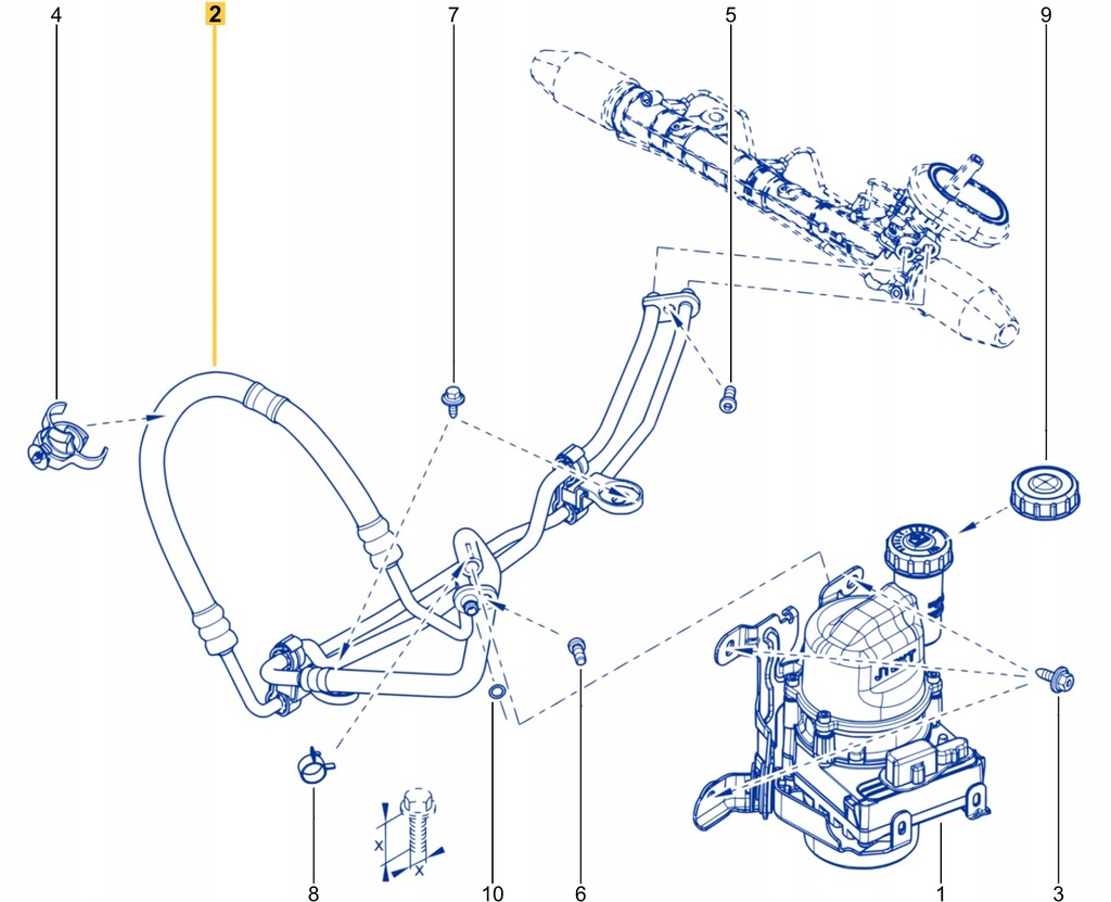 фото №11, Шланг підсилювача renault express van